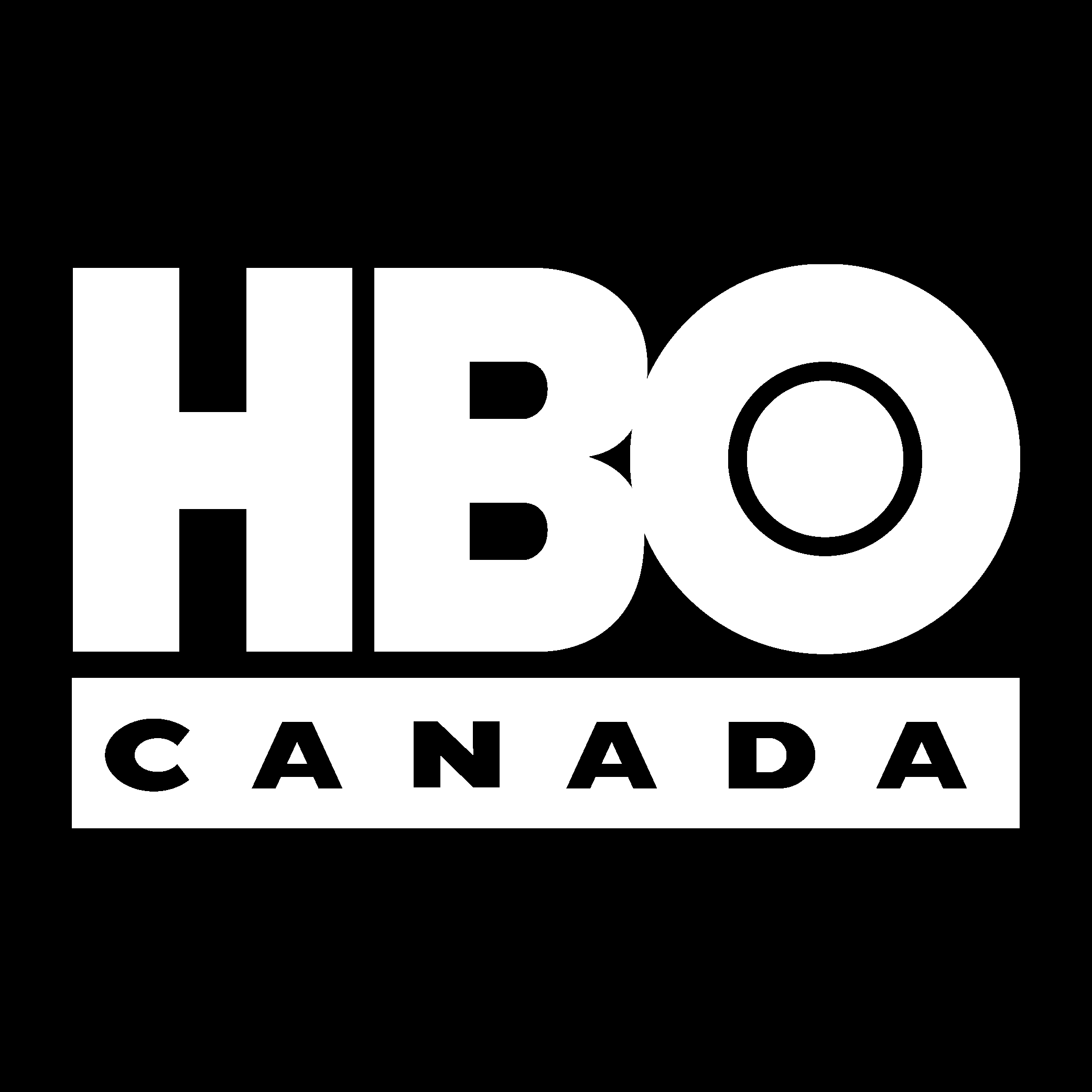 HBO Canada White Logo Vector Logo